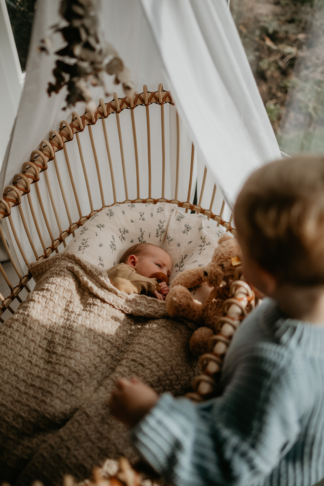 Pregnancy en newborn Lore Mattens Photography